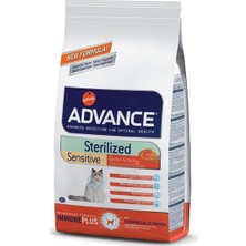 Advance Sterilised Sensitive Somonlu Kısırlaştırılmış Yetişkin Kedi Maması 3 kg