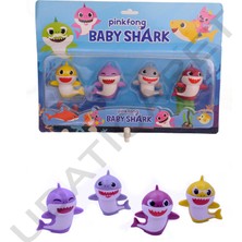 Baby Shark Köpek Balığı Oyuncak Seti 4 Lü