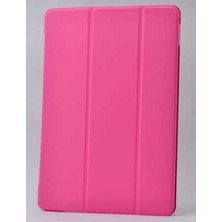 noktaks - Apple iPad Mini 5 - Tablet Kılıfı Smart Cover Standlı 1-1 Kılıf - Pembe Koyu