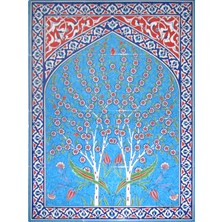 Can Seramik - 60*80 Cm. El Dekoru Kütahya Çini Pano