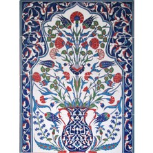 Can Seramik - 60*80 Cm. El Dekoru Kütahya Çini Pano
