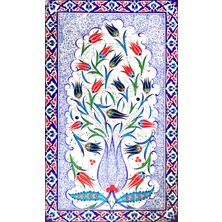 Can Seramik - 60*100 Cm. El Dekoru Iznik Çini Pano
