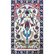 Can Seramik - 60*100 Cm. El Dekoru Iznik Çini Pano