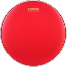 Evans Hydraulic Red Coated Snare Head  14 Inch Trampet Derisi