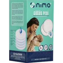 Nimo Göğüs Pedi 1 Kutu 20 Çift 40 Adet