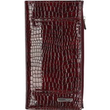 Aka Deri Kırmızı Deri Kadın Cüzdanı 462