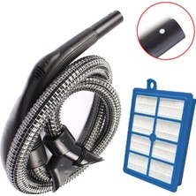 Marketto Philips Fc 9214 Marathon Süpürge Çelik Telli Hortumu (Pimli) Hepa Filtresi