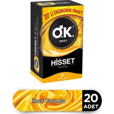 Okey Hisset Prezervatif 20'li