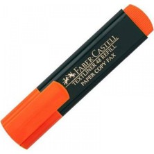 Faber-Castell Faber Castell Fosforlu Kalem 10'lu Kutu Turuncu
