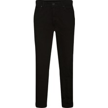 Süvari Rahat Kalıp Siyah Erkek Pantolon