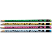 Faber-Castell Kurşun Kalem - Sarmaşık - Silgili - 4'lü Set
