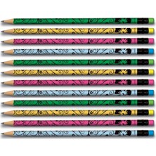 Faber-Castell Kurşun Kalem - Sarmaşık - Silgili - 12'li Set