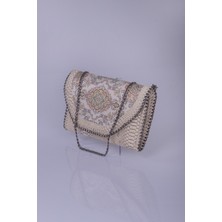 Mottif  Istanbul  Otantik Dokuma Kadın Portföy Clutch Çanta 1007.01
