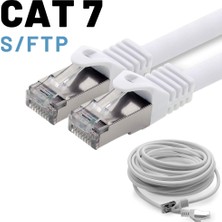 IRENIS CAT7 S/FTP Ethernet (Network, LAN) Kablosu, Beyaz, 50 cm