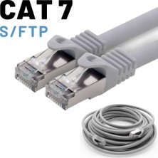 IRENIS CAT7 S/FTP Ethernet (Network, LAN) Kablosu, Gri, 50 cm