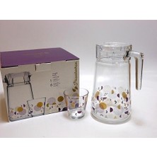 Paşabahçe 96689 Purple Paty Desen Su Takımı 2000 cc. 7 Parça