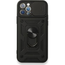 Nettech Apple iPhone 12 Pro Uyumlu Kızaklı Panzer Seri Silikon Kılıf