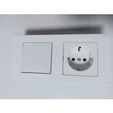 Ovivo Grano Beyaz Anahtar + Topraklı Priz