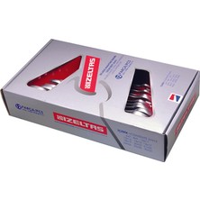 İzeltaş 8'li  Çatal Iki Ağız Anahtar Takımı Uzun Boy