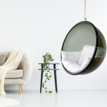 Dattça Tasarım Pleksi Salıncak Bubble Chair Askı Tipi Füme