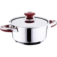 Gülsan 24 cm. Bakalit Sap Derin Çelik Tencere