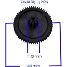 Alpha Auto Part Egr Dişlisi (58 Diş)