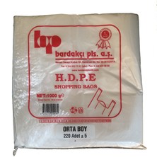 Bardakçı Market Poşeti 1kg - Orta Boy 220 Adet