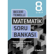 Tudem Yayınları 8. Sınıf LGS Matematik Beceri Temelli Soru Bankası + Klavuz Deneme Seti