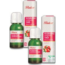 Balen Organik Kuşburnu Çekirdeği Yağı 20 ml x 2'li