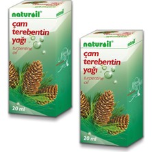Naturoil Çam Terebentin Yağı - Esansı  20 ml x 2'li