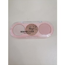 Makeover Magic Highlighter Palet 3'lü 02 Numara