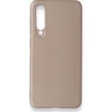 Nevarium Xiaomi Mi 9 Se Kılıf Yumuşak Dokulu Silikon + Ekran Koruyucu Cam Rose Gold