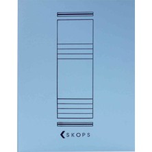 Skops Tam Kapak 1.kalite Karton Telli Dosya Mavi 500'lü