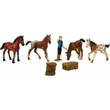 Sunman Wild Life Çitli Çiftlik Seti 26908 Desenli At(Yurt Dışından)