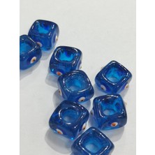 Livza Bijuteri Cam Nazar Bordum Boncuğu 10-12 mm 3 Adet