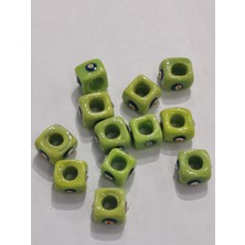 Livza Bijuteri Cam Nazar Bordum Boncuğu 10-12 mm 3 Adet