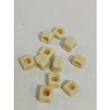 Livza Bijuteri Cam Nazar Bordum Boncuğu 10-12 mm 3 Adet