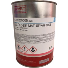 İBAVET SELÜLOZİK MAT SİYAH BOYA 2.5 LT