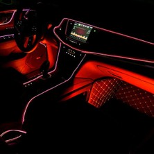 C9 Araç İçi Torpido Ledi 3 Metre Neon Kırmızı