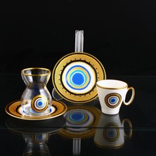 Paşabahçe Nazar Boncuk Çay Takımı 18 Parça