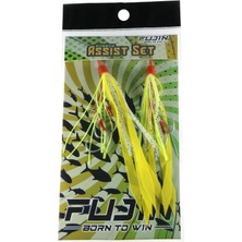 Fujin H5-01 Tai Rubber Assist Hooks #y.şeffaf Sarı Skirt