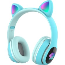 Buyfun L400 Üzerinde Kulak Müzik Kulaklık Parlayan Kedi Kulak (Yurt Dışından)