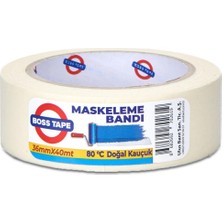 Boss Tape Doğal Kauçuk Maskeleme Bandı 36MMX40MT