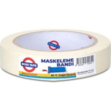 Boss Tape Doğal Kauçuk Maskeleme Bandı 24MMX40MT