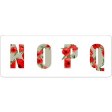 Universal Nopq Harfler Sticker Araba Oto Arma Duvar Sticker Ev Dekoratif Çıkartma 15 cm