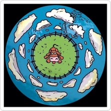 Universal Toprak Inek Sticker Araba Oto Arma Duvar Sticker Ev Dekoratif Çıkartma 15 cm