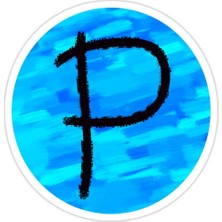 Universal P Harfi Sticker Araba Oto Arma Duvar Sticker Ev Dekoratif Çıkartma 15 cm