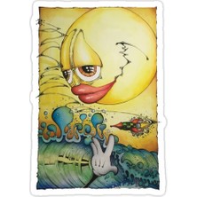 Universal Pops Sticker Araba Oto Arma Duvar Sticker Ev Dekoratif Çıkartma 15 cm