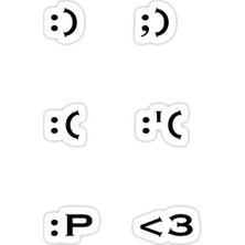 Universal Ifadeler Sticker Araba Oto Arma Duvar Sticker Ev Dekoratif Çıkartma 15 cm