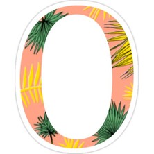 Universal O / Omicron Sticker Araba Oto Arma Duvar Sticker Ev Dekoratif Çıkartma 15 cm